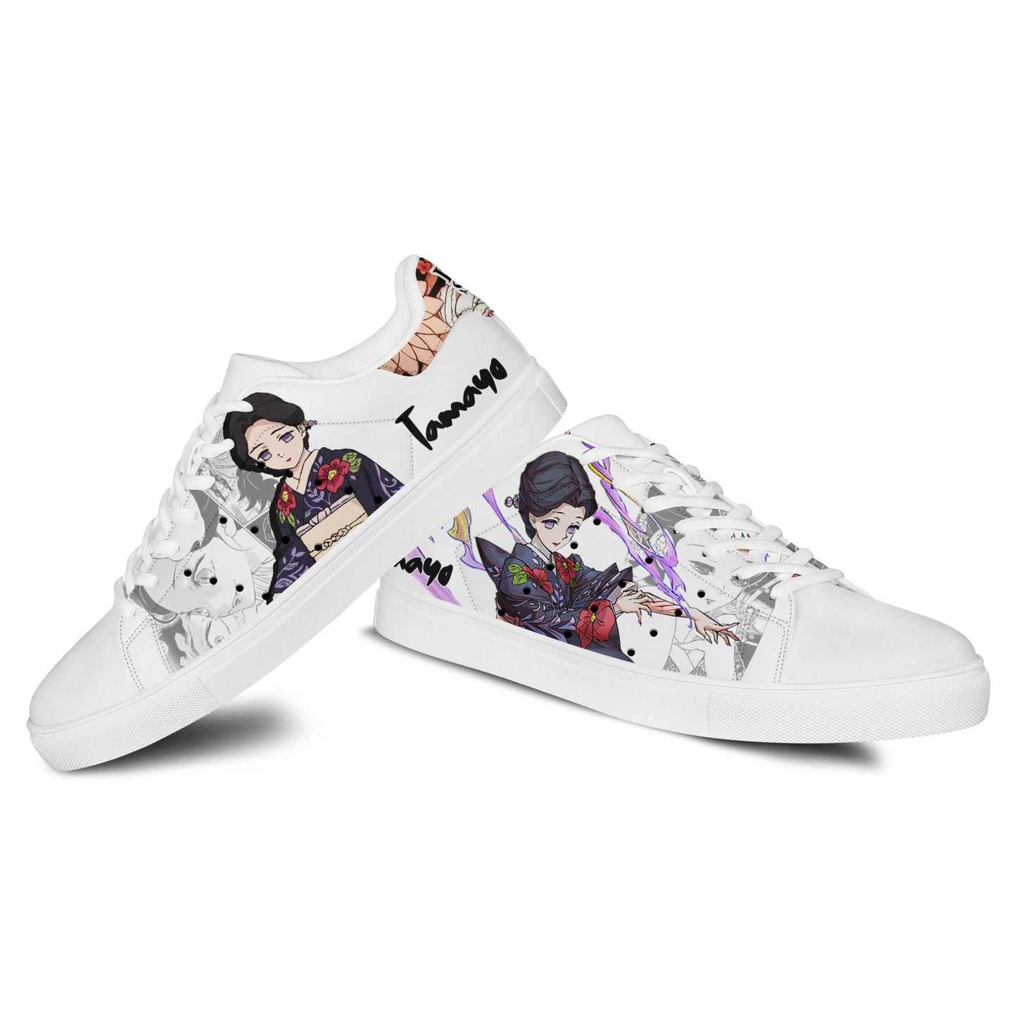 Demon Slayer Shoes Gyomei Himejima High Top Shoes Wisteria