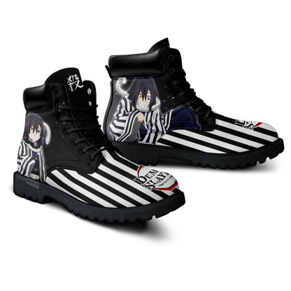 Demon Slayer Shoes Inosuke Boots Shoes Anime Custom MV0512