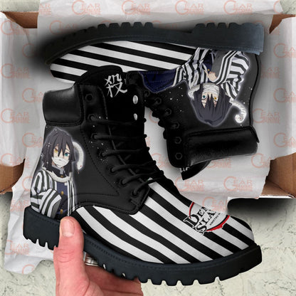 Demon Slayer Shoes Inosuke Boots Shoes Anime Custom MV0512