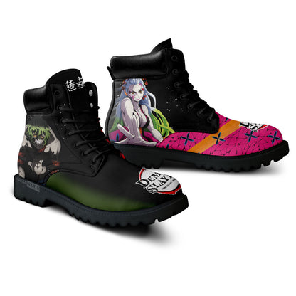 Demon Slayer Shoes Gyutaro and Daki Boots Shoes Anime Custom MV0512