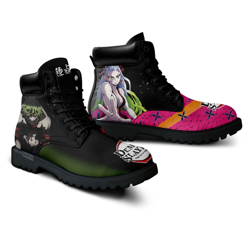 Demon Slayer Shoes Muzan Kibutsuji Boots Shoes Anime Custom MV0512