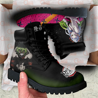 Demon Slayer Shoes Gyutaro and Daki Boots Shoes Anime Custom MV0512