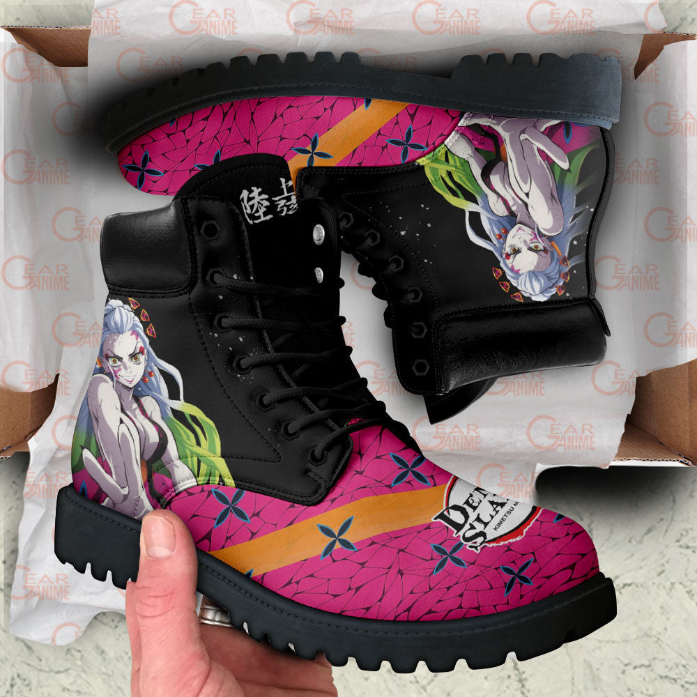 Demon Slayer Shoes Daki Boots Shoes Anime Custom MV0512