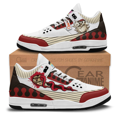 Demon Slayer Shoes Douma J3 Sneakers Custom Anime