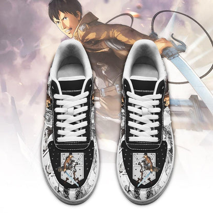 AOT Bertholdt Air Sneakers Anime Shingeki Mixed