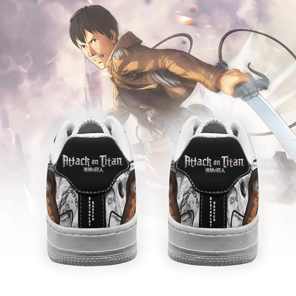 AOT Bertholdt Air Sneakers Anime Shingeki Mixed