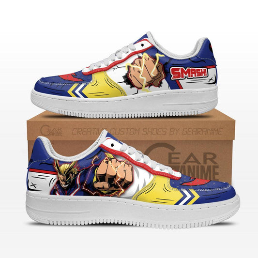 All Might One For All Sneakers Custom Anime Shoes