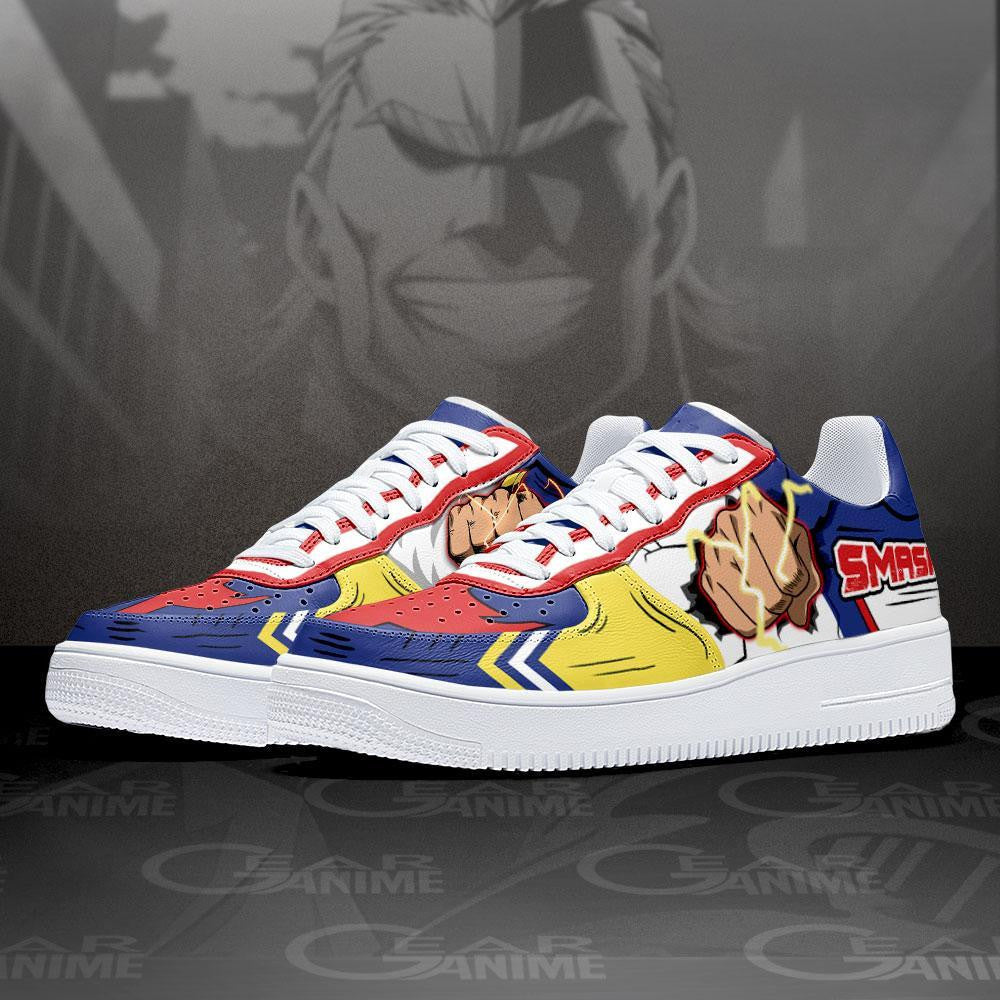 All Might One For All Sneakers Custom Anime Shoes