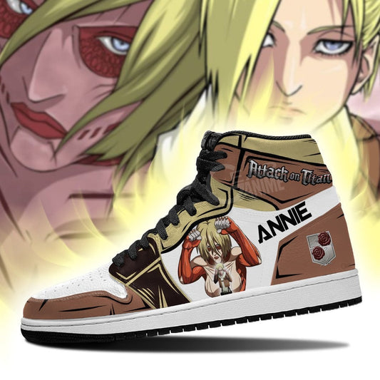 Annie Leonhart Titan Sneakers Shingeki Anime Sneakers