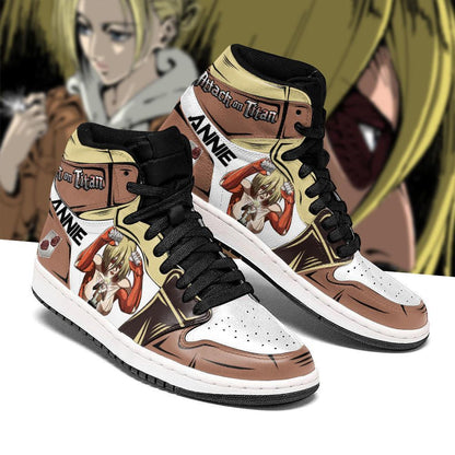 Annie Leonhart Titan Sneakers Shingeki Anime Sneakers