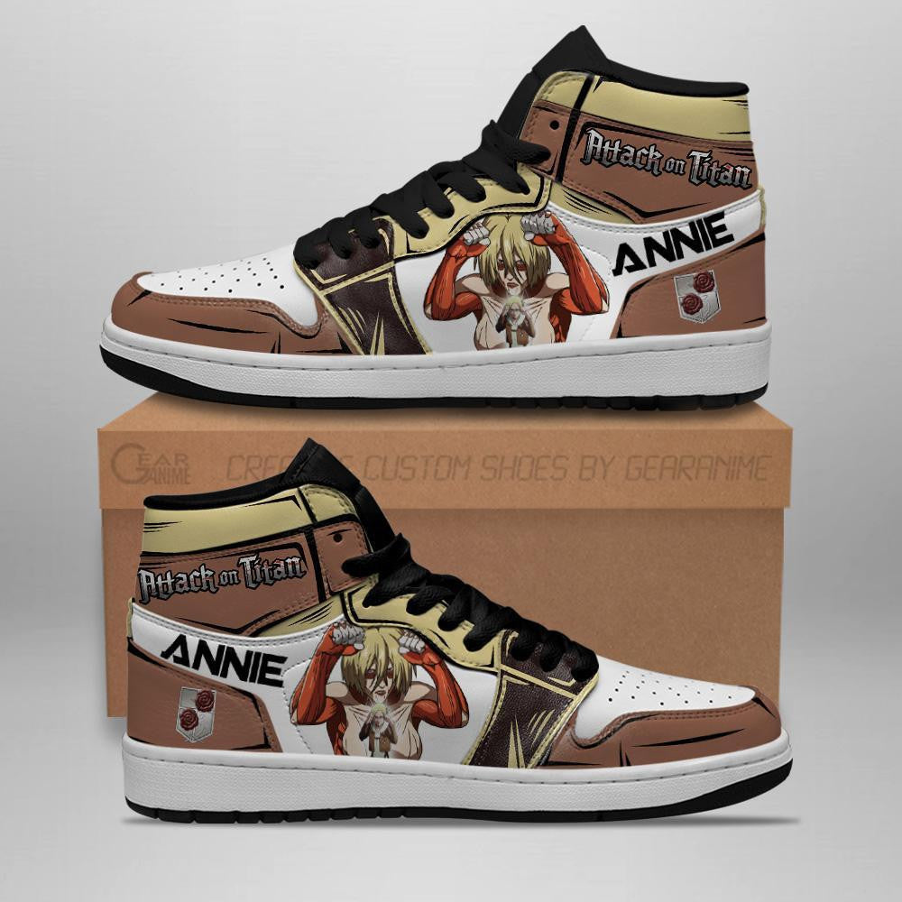 Annie Leonhart Titan Sneakers Shingeki Anime Sneakers