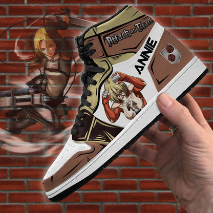 Annie Leonhart Titan Sneakers Shingeki Anime Sneakers