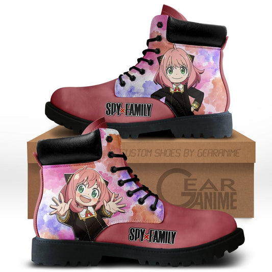 Anya Forger Boots Shoes Anime Custom NTT141