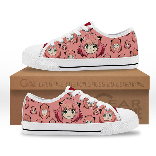 Anya Forger Kids Sneakers Anime Low Top Shoes