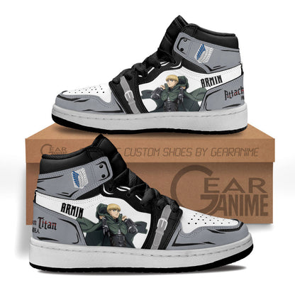 Armin Arlert Kids Sneakers Anime MV3012