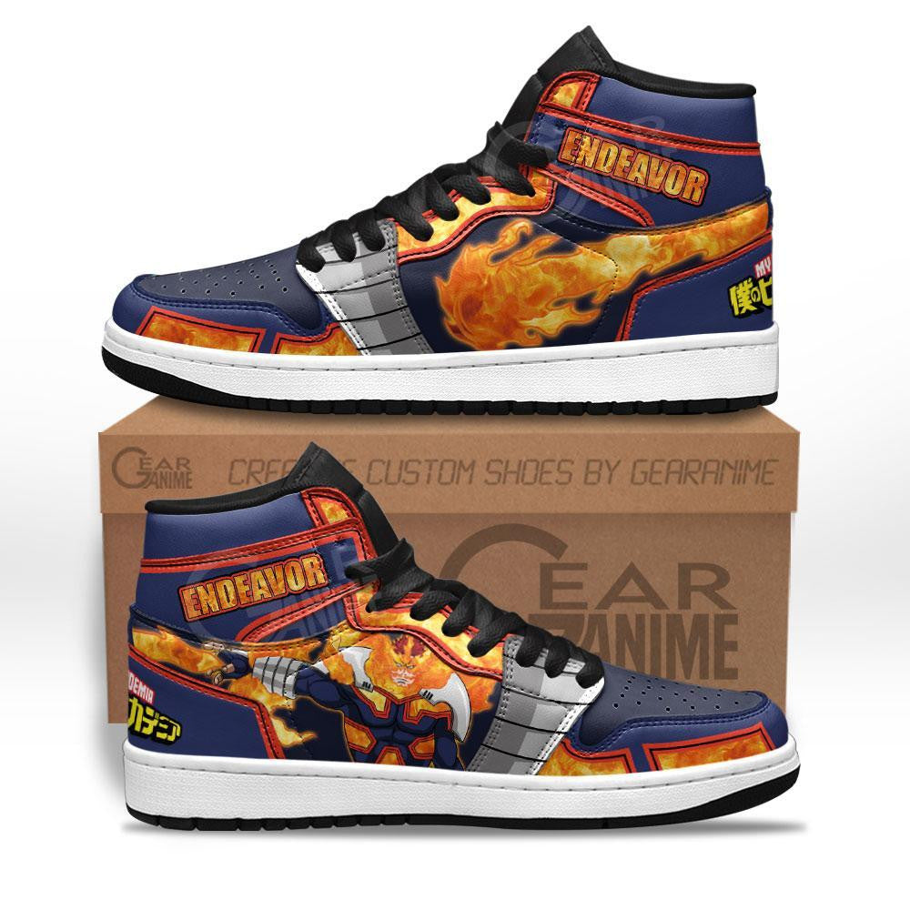 BNHA Endeavor Sneakers Custom Anime Shoes