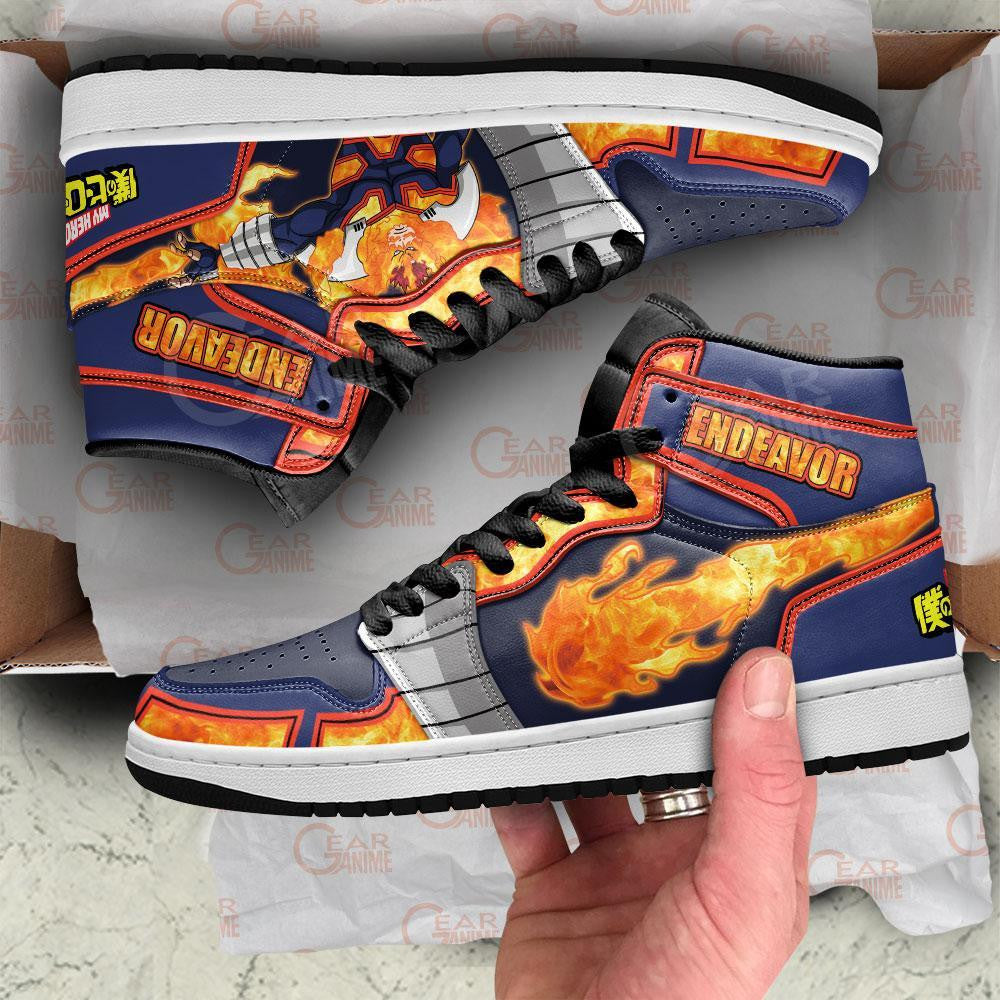 BNHA Endeavor Sneakers Custom Anime Shoes