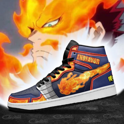 BNHA Endeavor Sneakers Custom Anime Shoes