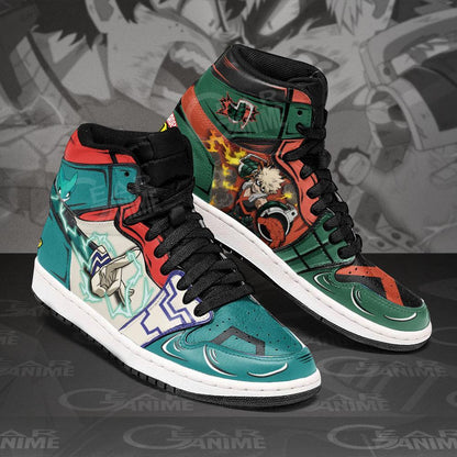 BNHA Katsuki and Deku Sneakers Custom Anime Shoes