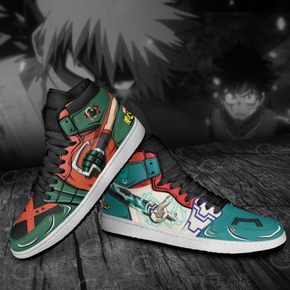 BNHA Katsuki and Deku Sneakers Custom Anime Shoes