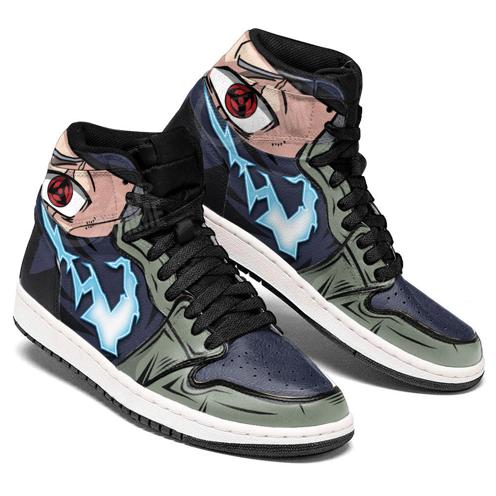 Custom Anime Sneakers Featuring Kakashi Hatake from Naruto