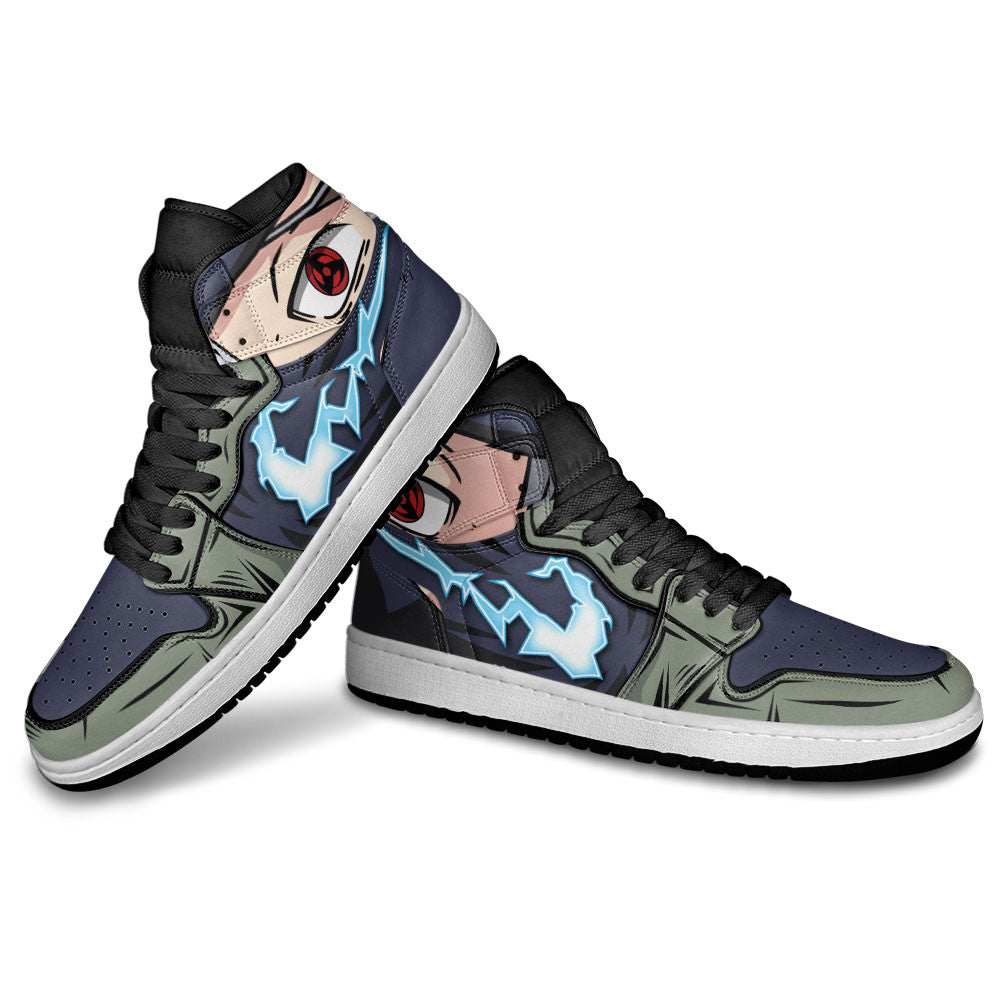 Custom Anime Sneakers Featuring Kakashi Hatake from Naruto