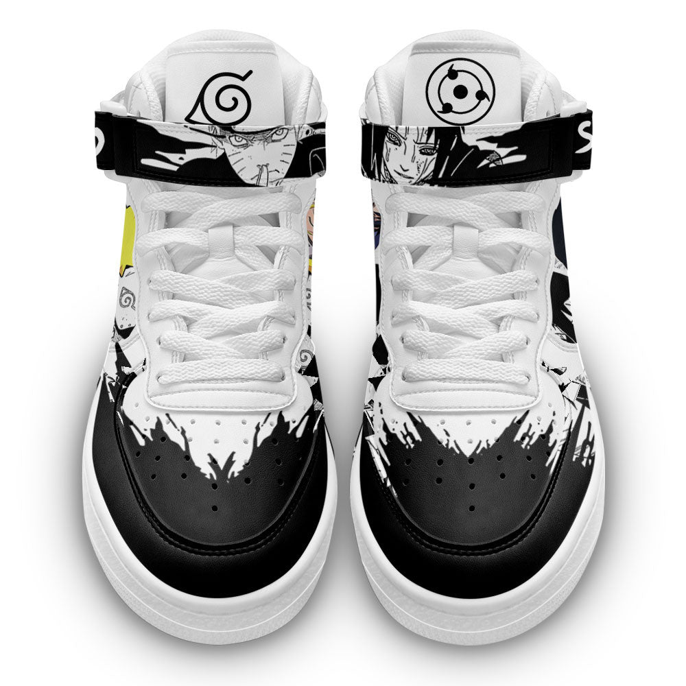 Custom Anime Sneakers Featuring Nrt Uzumaki and Sasuke – Naruto Manga