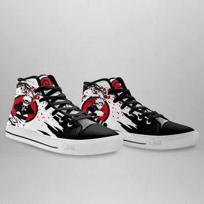 Custom Anime Uzumaki High Top Sneakers – Naruto Japan Style Footwear