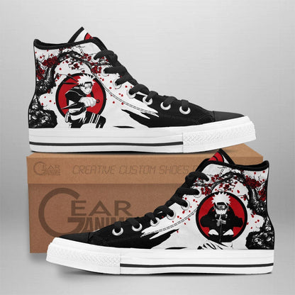 Custom Anime Uzumaki High Top Sneakers – Naruto Japan Style Footwear