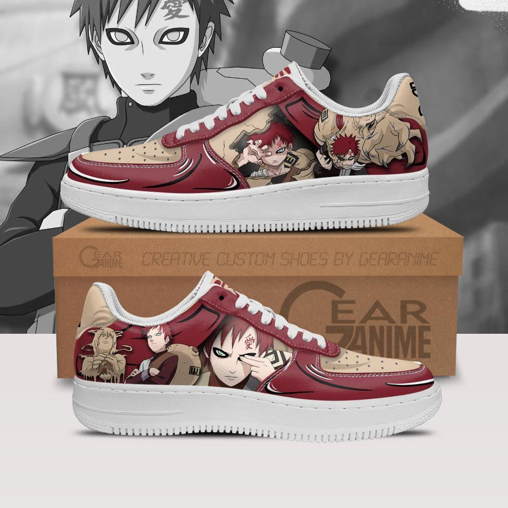 Custom Gaara Air Sneakers – Naruto Shoes for Anime Fans