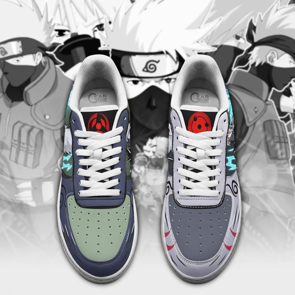 Custom Hatake Kakashi Anime Air Sneakers – Anbu and Jounin NRT Naruto Shoes