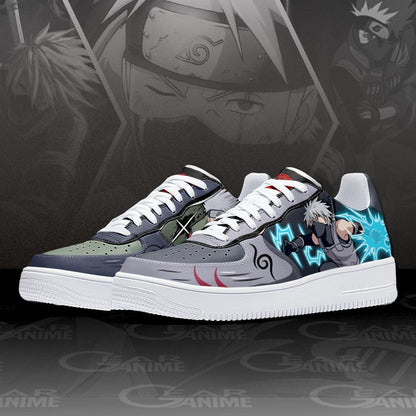 Custom Hatake Kakashi Anime Air Sneakers – Anbu and Jounin NRT Naruto Shoes