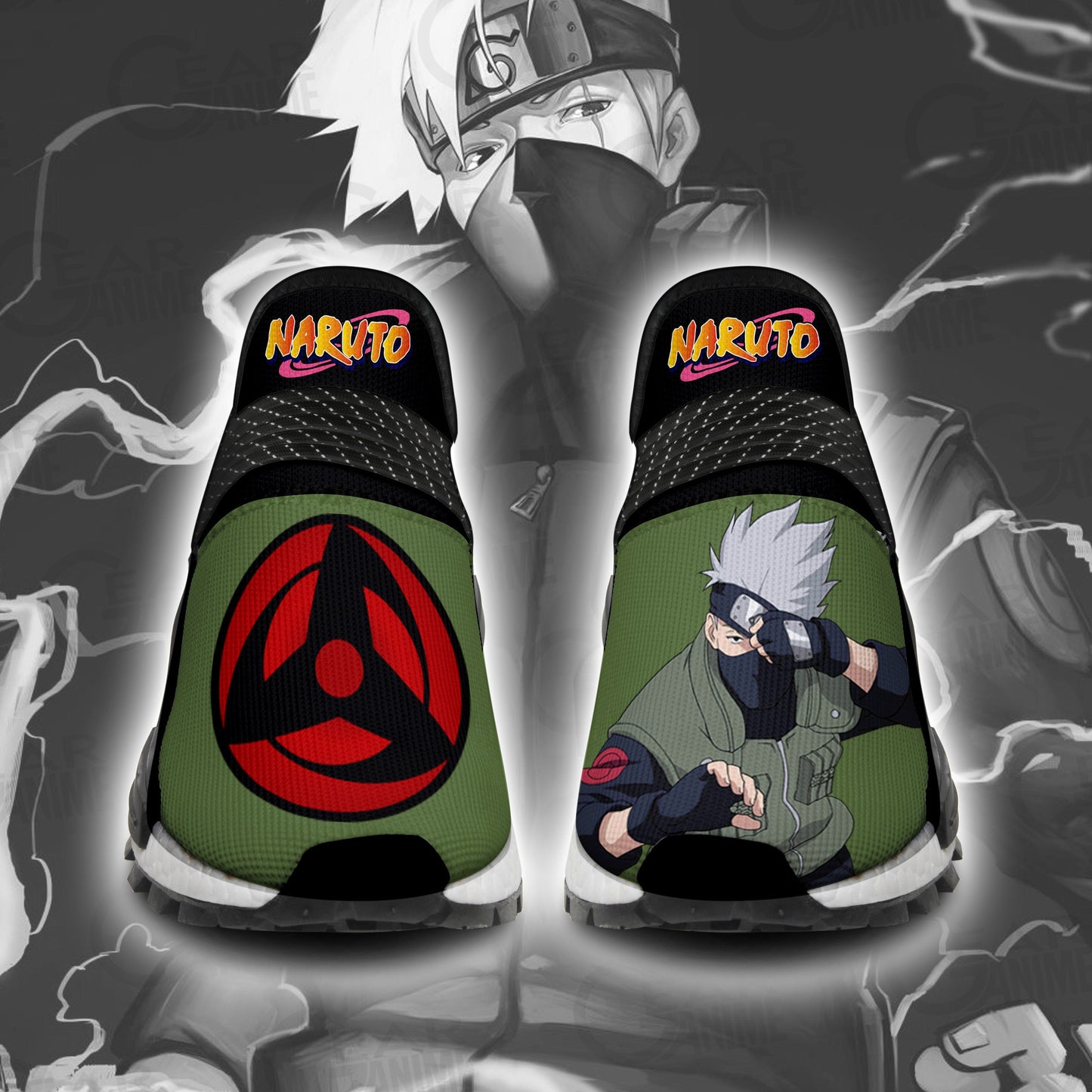 Custom Hatake Kakashi Anime Shoes – Naruto Inspired Footwear for Fans