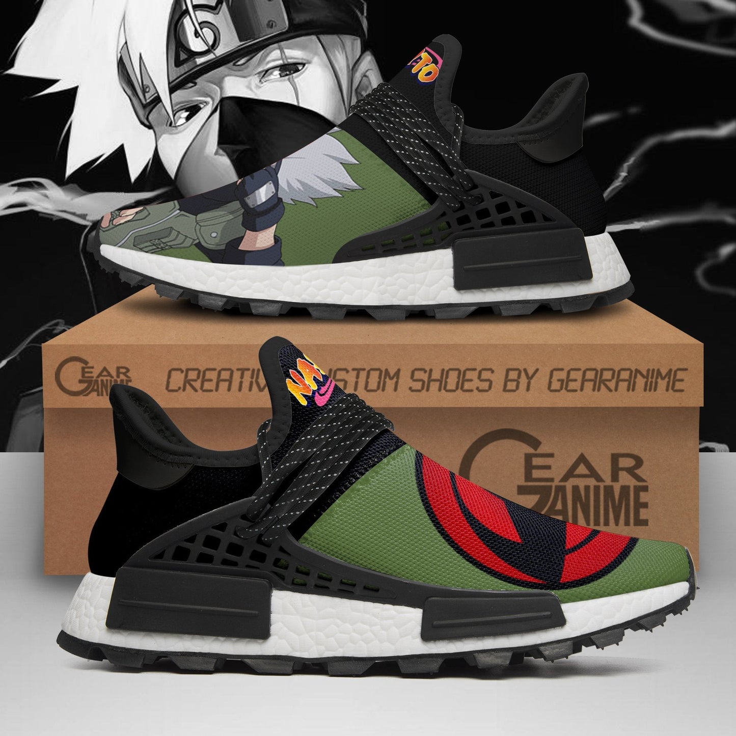 Custom Hatake Kakashi Anime Shoes – Naruto Inspired Footwear for Fans