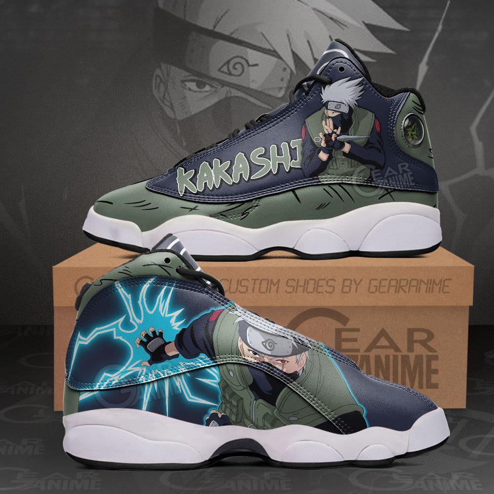 Custom Hatake Kakashi Jounin Anime Sneakers – Naruto Shoes for Fans