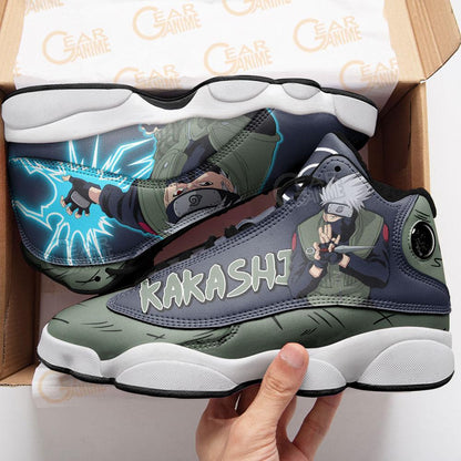 Custom Hatake Kakashi Jounin Anime Sneakers – Naruto Shoes for Fans