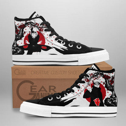 Custom High Top Shoes – Pain NRT Sneakers Japan Style Naruto Design