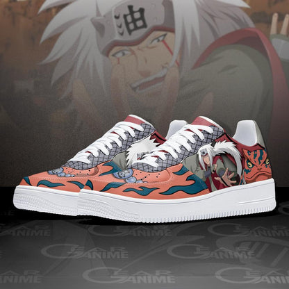 Custom Jiraiya Air Sneakers – Naruto Anime Shoes for True Fans