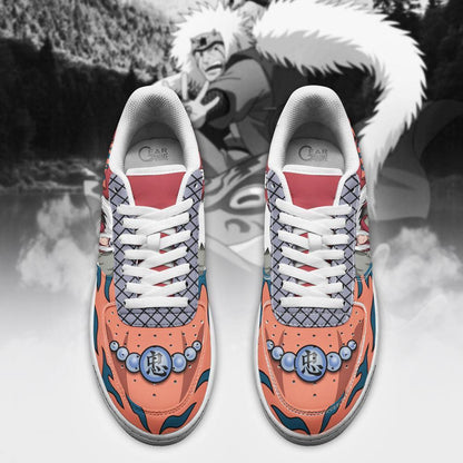 Custom Jiraiya Air Sneakers – Naruto Anime Shoes for True Fans