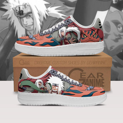 Custom Jiraiya Air Sneakers – Naruto Anime Shoes for True Fans