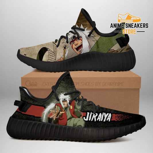 Custom Jiraiya Anime Sneakers – Unique Naruto Fan Gift for Cosplay and Streetwear