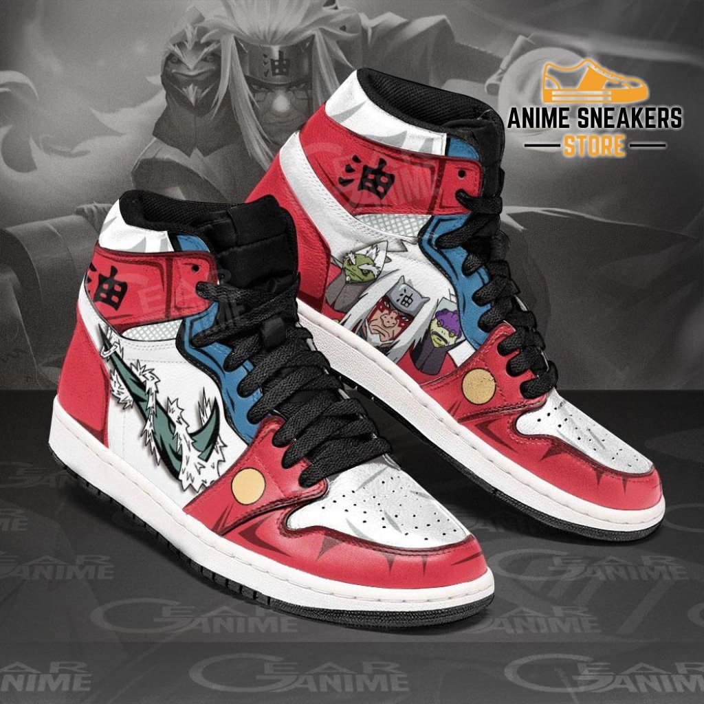 Custom Jiraiya Sage Mode Naruto Anime Sneakers – Unique and Stylish Footwear