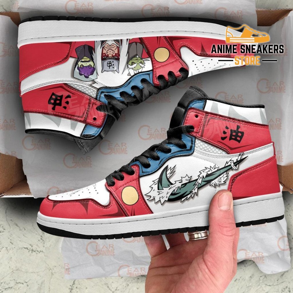 Custom Jiraiya Sage Mode Naruto Anime Sneakers – Unique and Stylish Footwear