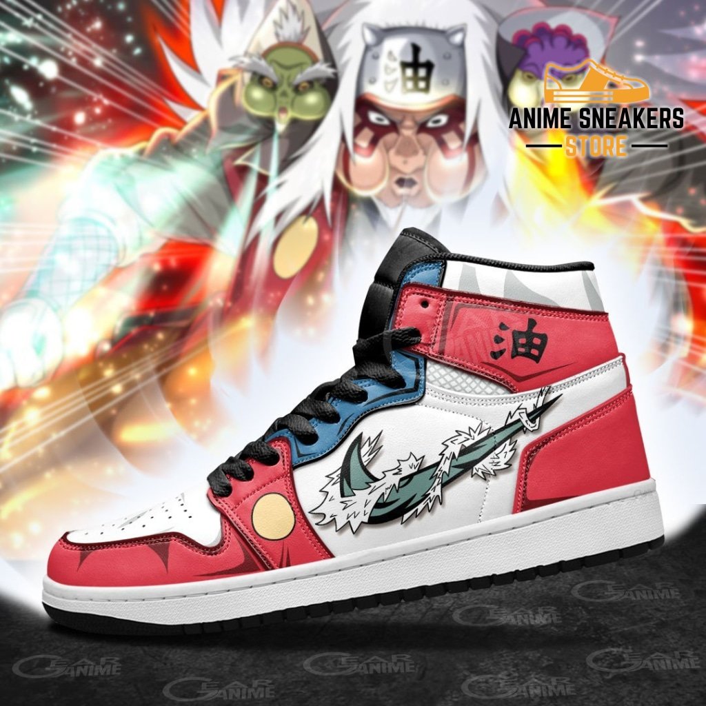 Custom Jiraiya Sage Mode Naruto Anime Sneakers – Unique and Stylish Footwear