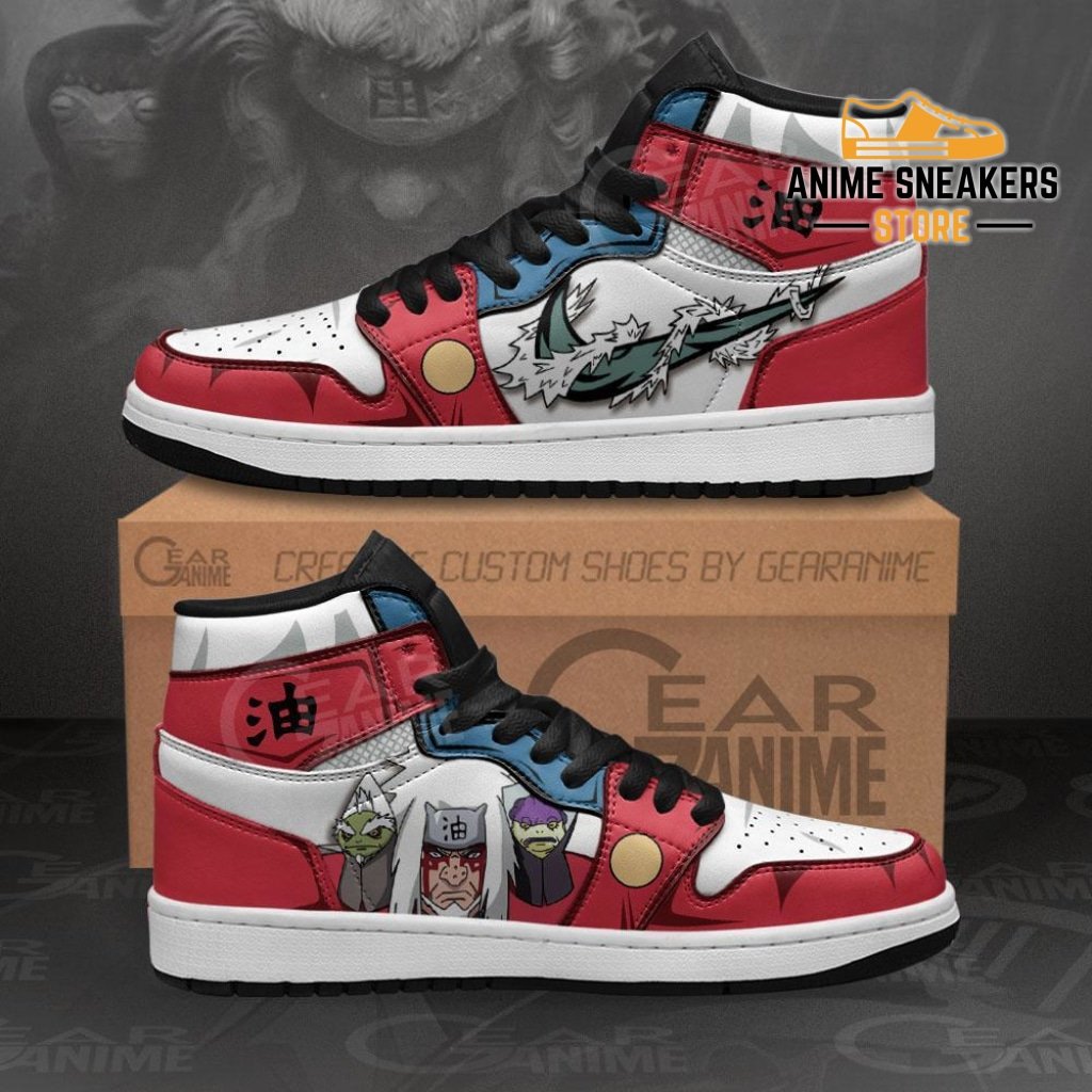 Custom Jiraiya Sage Mode Naruto Anime Sneakers – Unique and Stylish Footwear