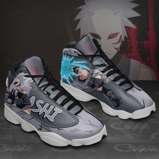 Custom Kakashi Anbu Anime Sneakers – Naruto Shoes for Fans