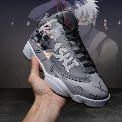 Custom Kakashi Anbu Anime Sneakers – Naruto Shoes for Fans