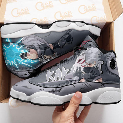 Custom Kakashi Anbu Anime Sneakers – Naruto Shoes for Fans