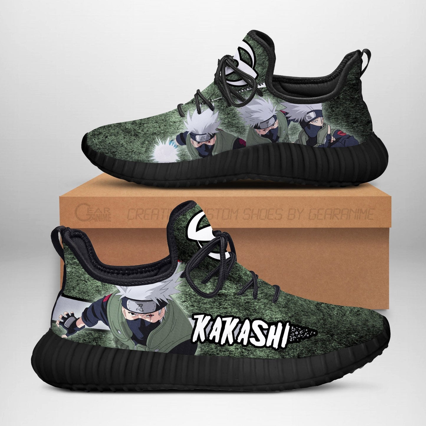 Custom Kakashi Anime Shoes – Naruto Fan Gift Idea – Reze Shoes