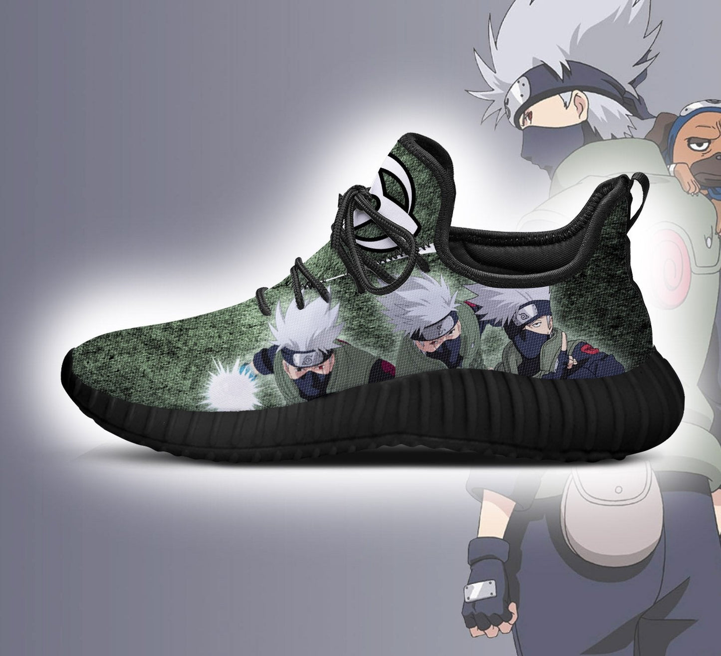 Custom Kakashi Anime Shoes – Naruto Fan Gift Idea – Reze Shoes